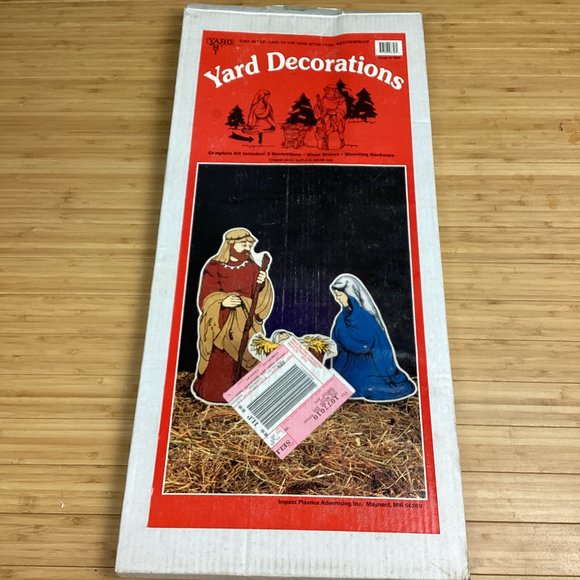 Vintage Nativity Scene Yard Decorations - Picture 1 of 7